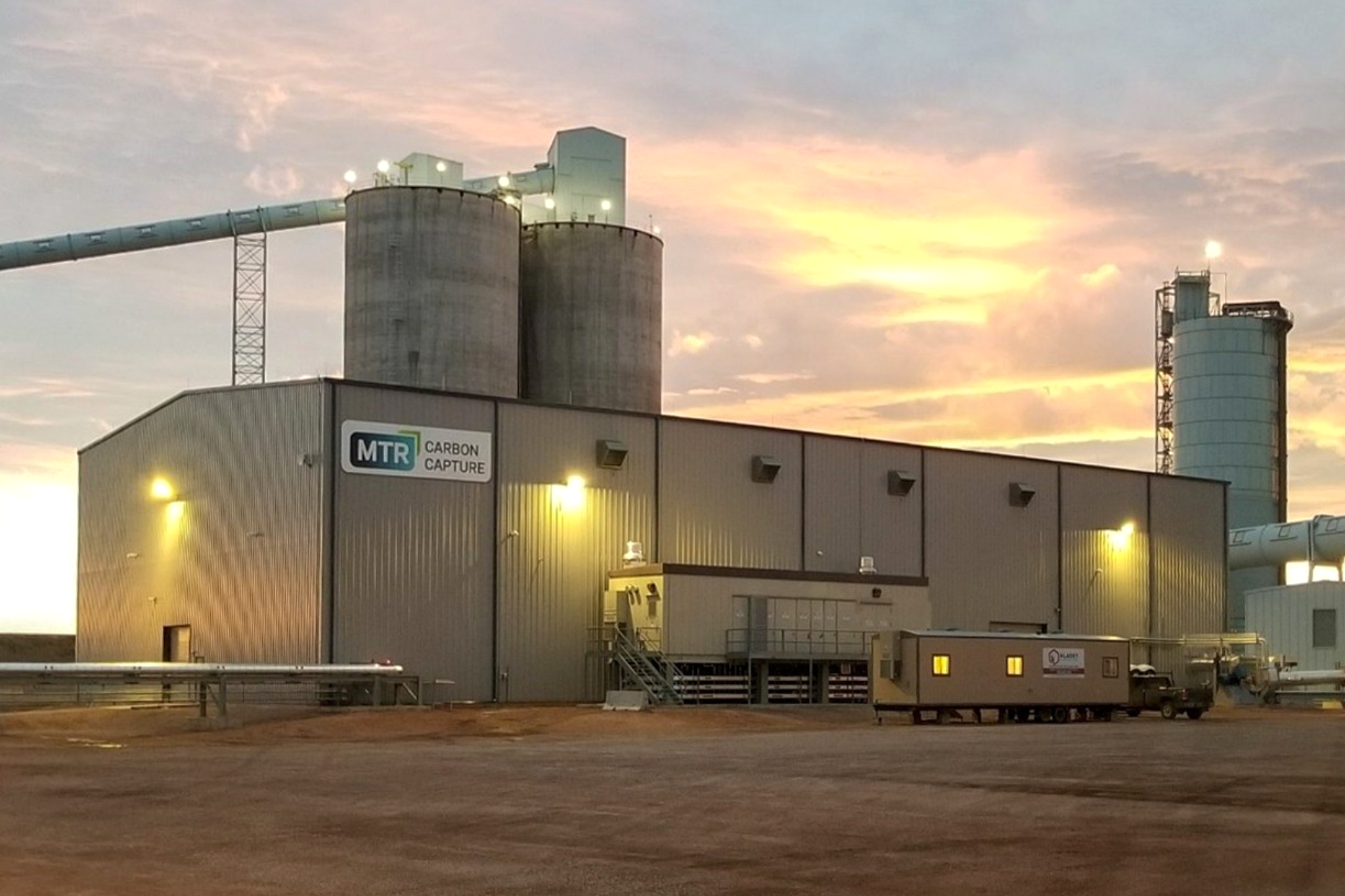 Membrane Technology & Research’s carbon capture facility at the Wyoming Integrated Test Center, the world’s largest membrane-based CO₂ capture pilot.
